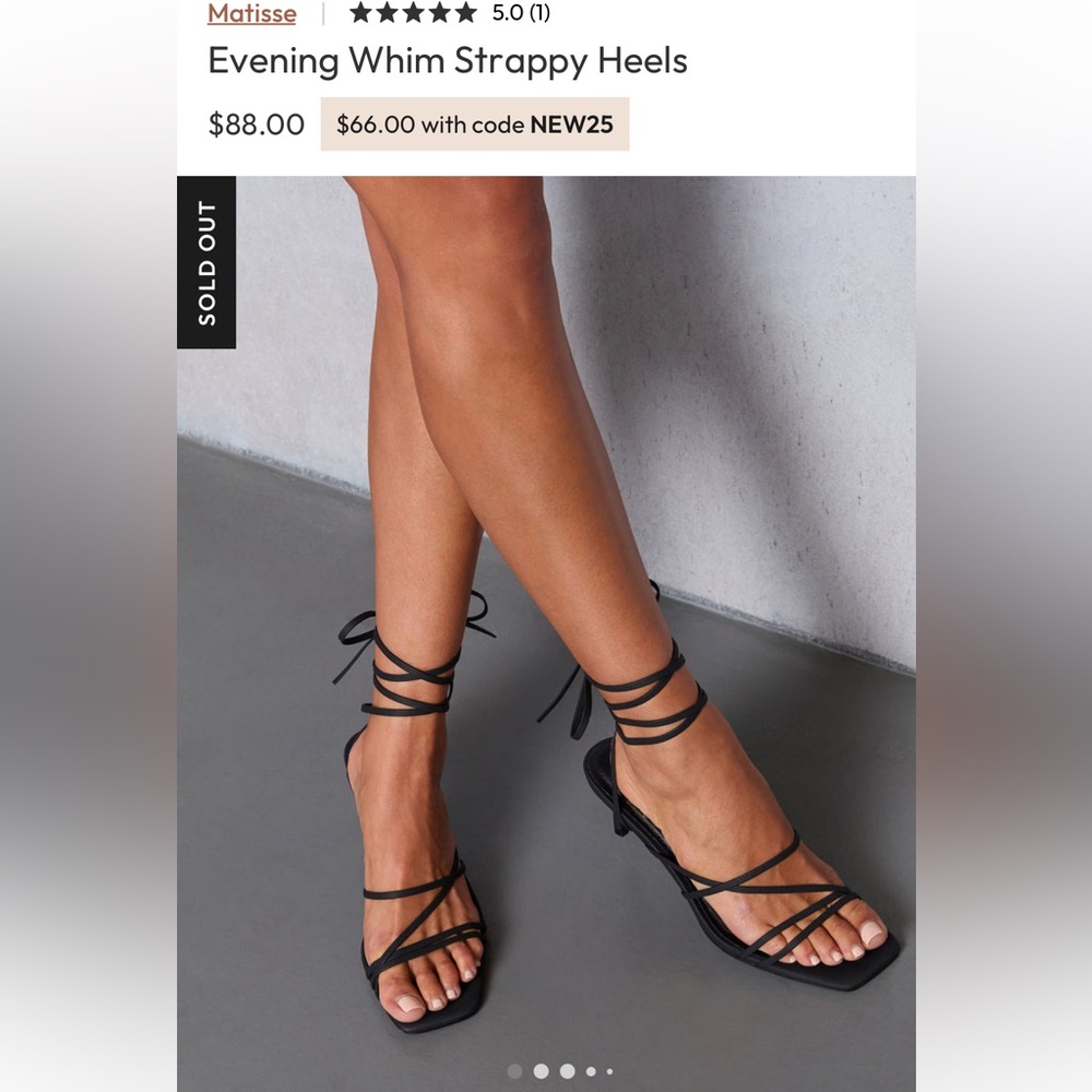 Matisse Evening Whim Strappy Heels
